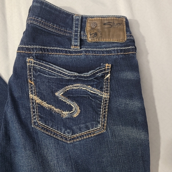 Silver Jeans Women's Dark Blue Bootcut Jeans - Picture 2 of 6